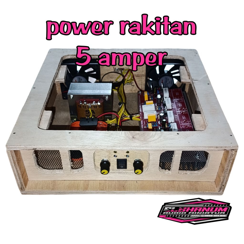 power amplifier rakitan 5 amper stereo 400wattX2