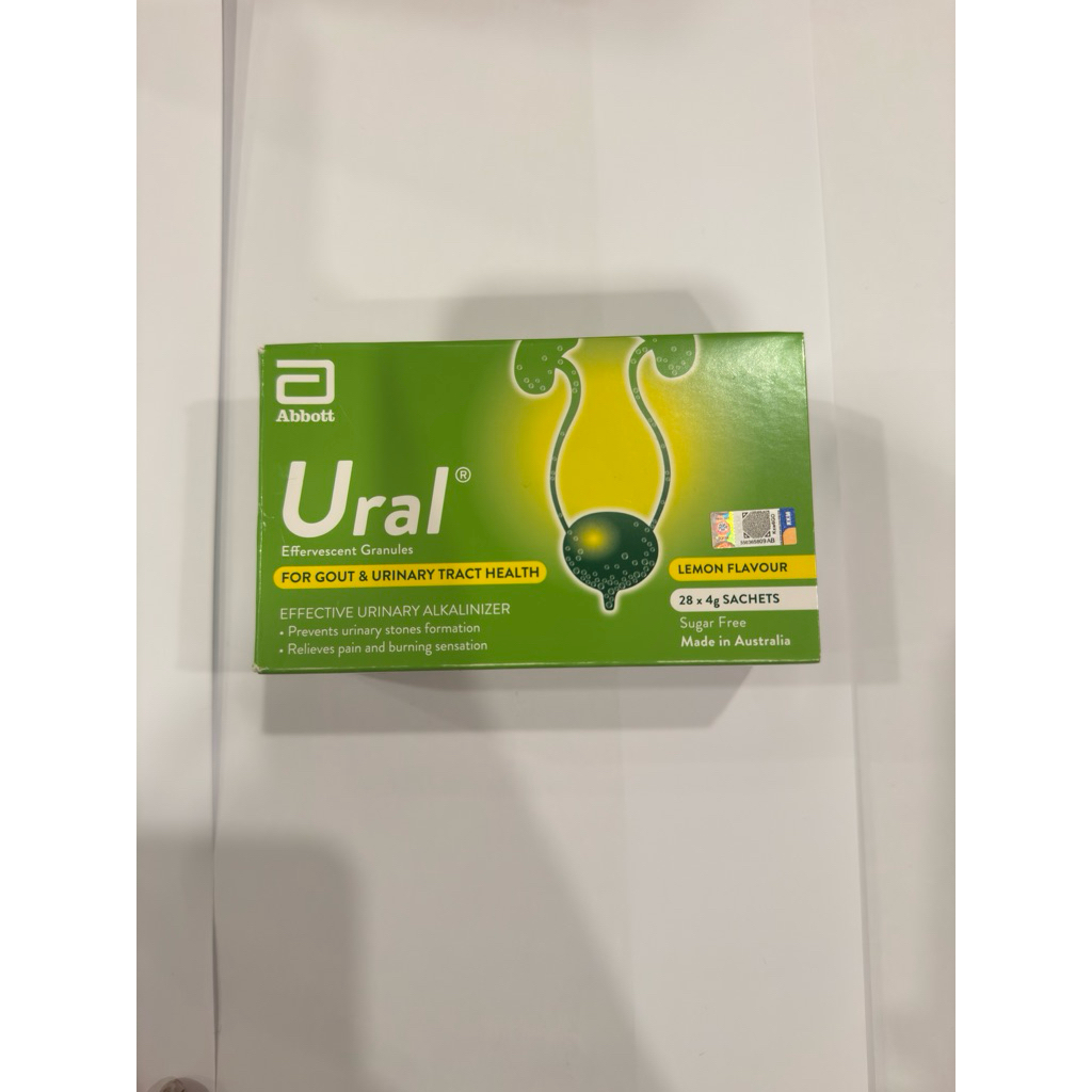 Abott Ural Effervescent Granules isi 28s Original Malaysia