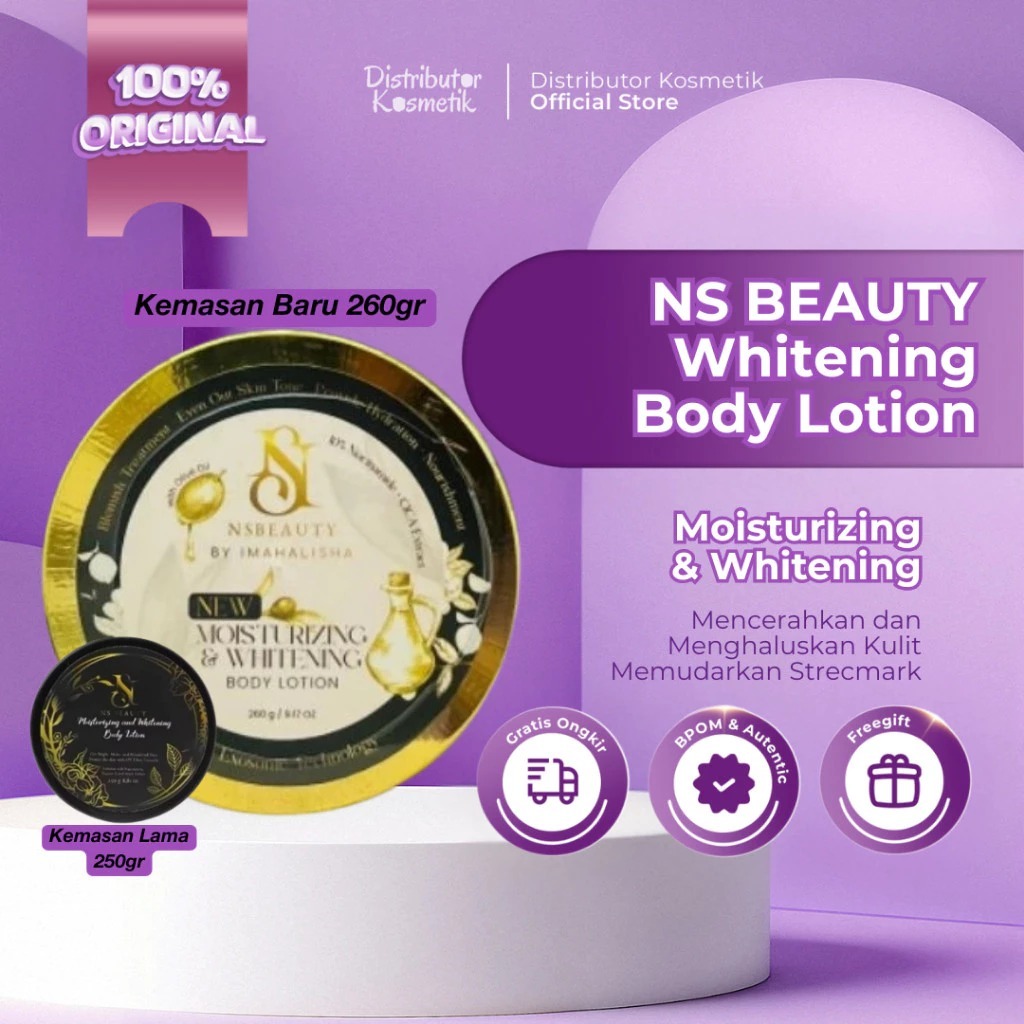 Lotion Ns Beauty BPOM MOIZTURIZING & WHITENING