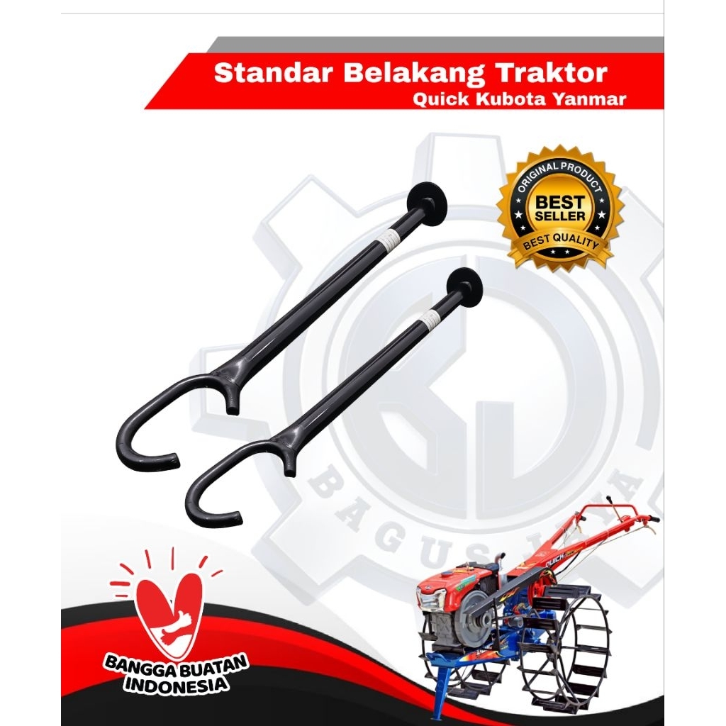 Standar Belakang Traktor Quick Kubota Yanmar – Penyangga Traktor Sawah Kuat & Tahan Lama