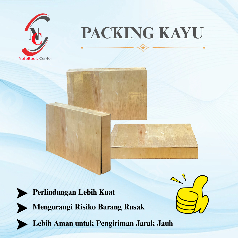 Packingan Kayu Untuk Laptop