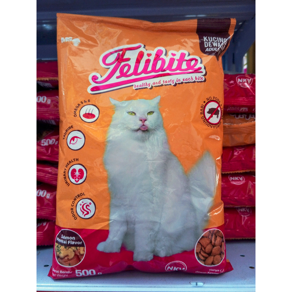 Felibite Cat Adult 500gr Felibite Makanan Kucing Dewasa 500gr - Salmon Mentai