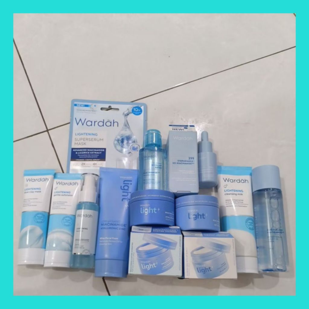 Wardah Paket Lightening Murah(serum sudah kemasan baru ya)