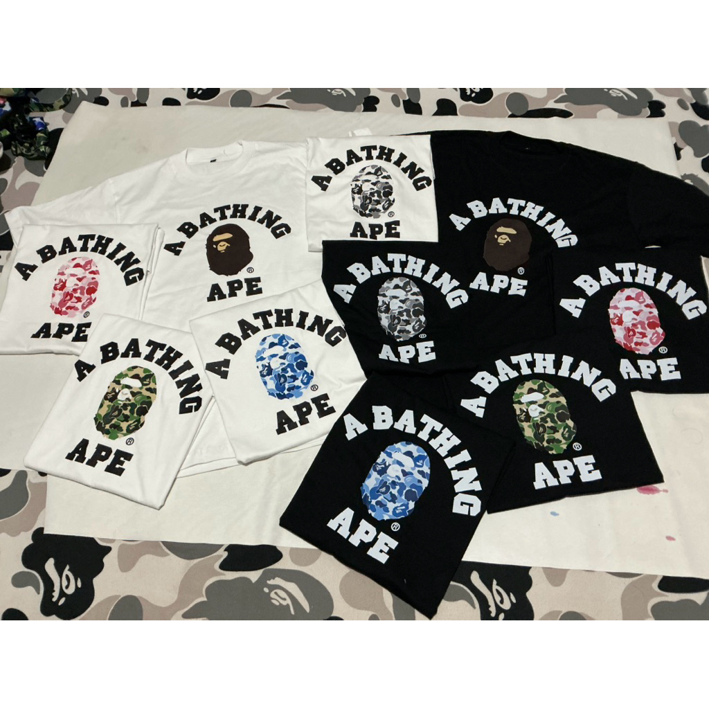 kaos bape bathing ape tshirt bape bathing ape