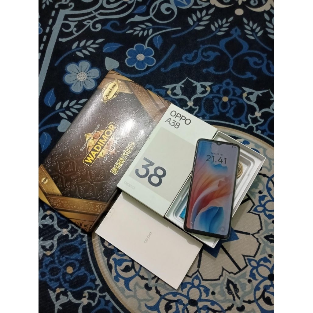 oppo A38 Ram 4GB Internal 128GB HP Second Seken Bekas Fullset [murah] hp murah