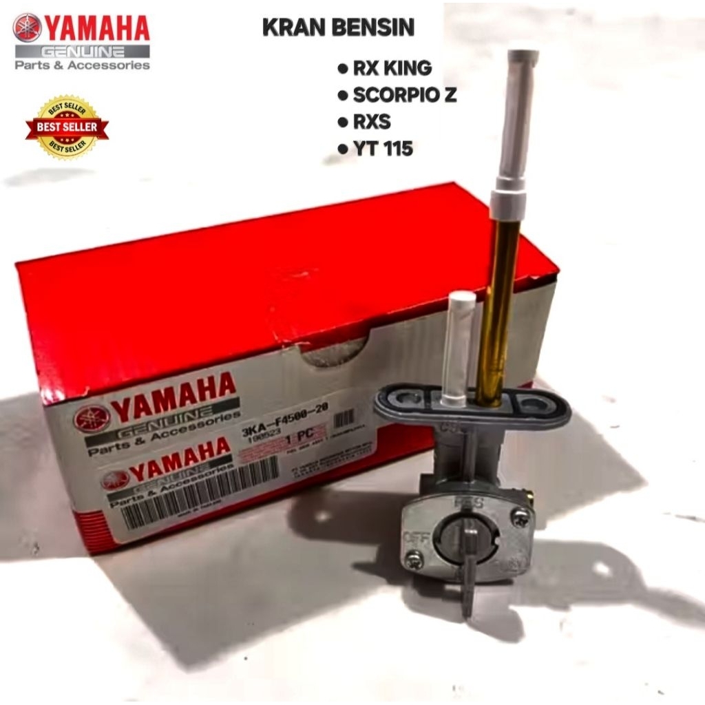 KRAN BENSIN KERAN MINYAK RX KING SCORPIO Z RXS YT115 ORIGINAL YAMAHA 3KA