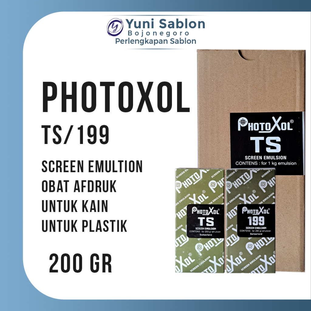 Photoxol TS | 199 Obat Afdruk 200 Gr 1 KG Screen Emultion