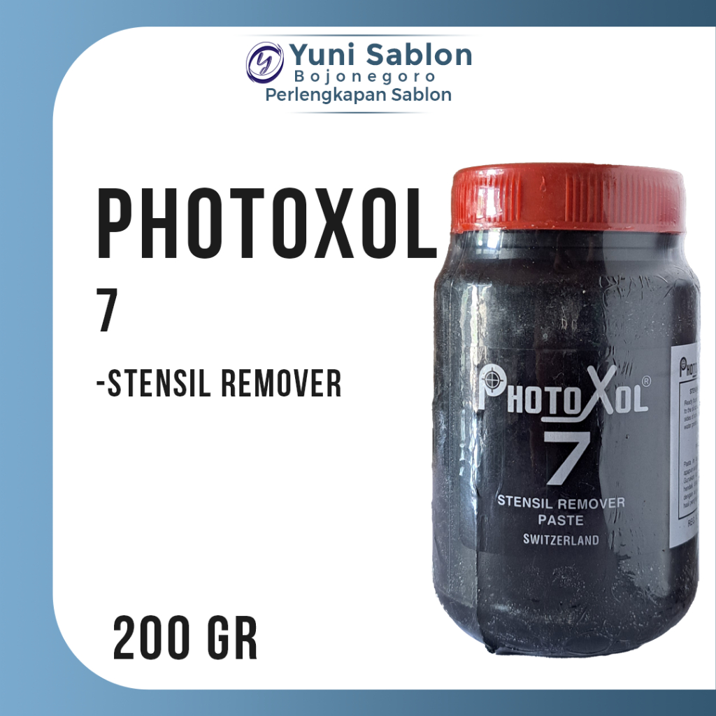 Photoxol 7 Penghapus Afdruk Sablon 200gr | Obat Hapus Afdruk Screen | Pembersih Screen Sablon