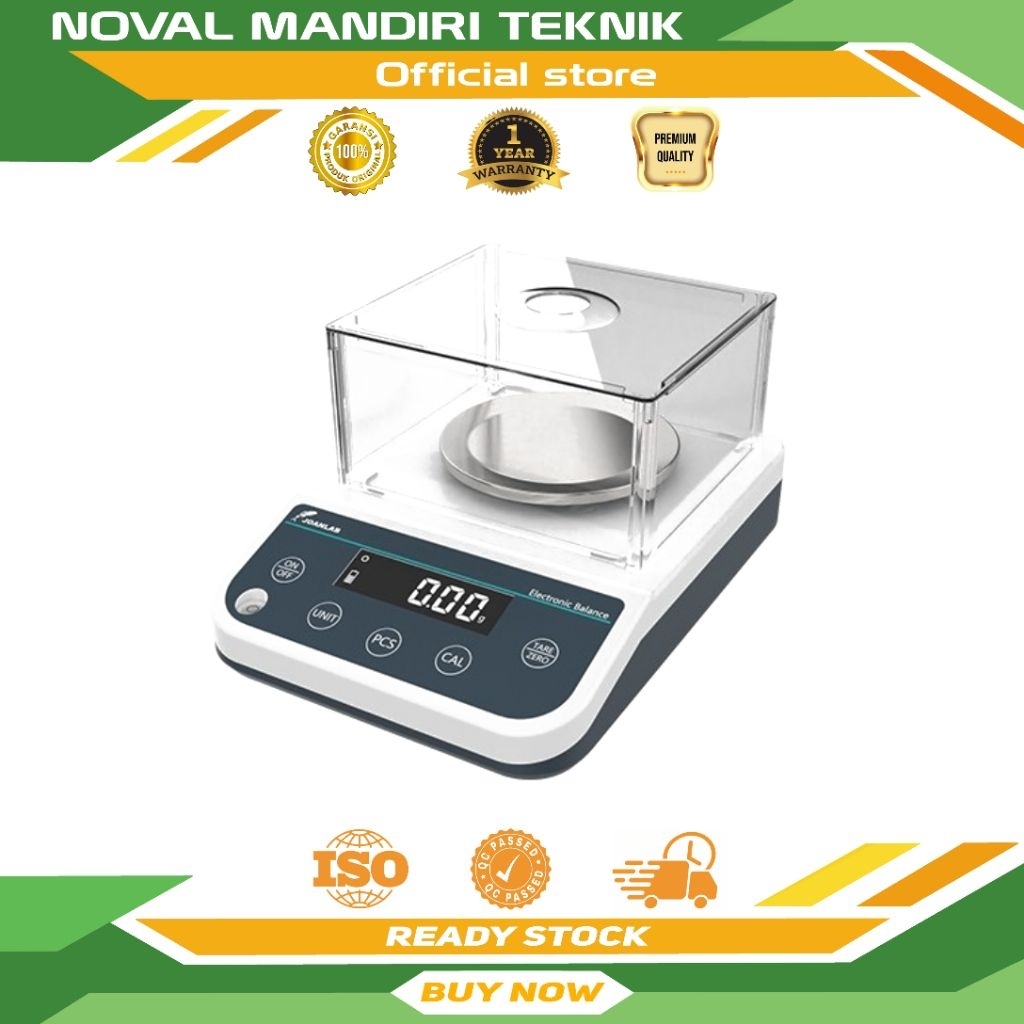 Timbangan Lab 0.001g Max 300g Analytical Balance Scale Neraca Analitik Joanlab JNB3003 Miligram Digi