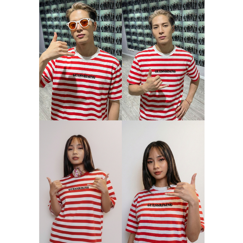 BNWT GUESS X Rising88 Official Merchandise HITC "Head in The Clouds" Merah Putih | Jackson Wang | NI