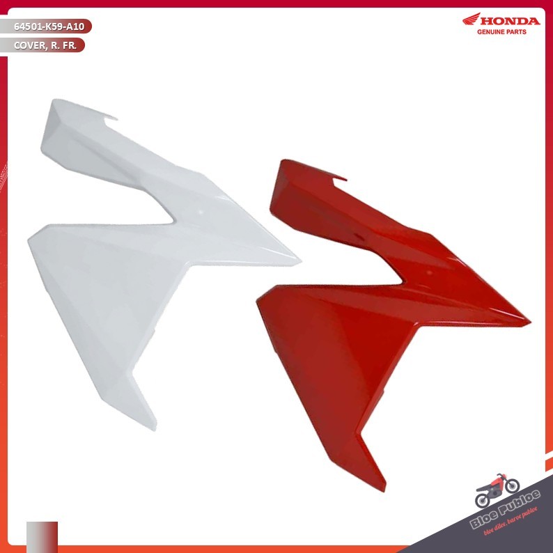 Cover Depan Kanan Honda Vario 150/125 eSP - 64501K59A10RSW - 64501K59A10WRD - COVER, R. FR. ROSS WHI
