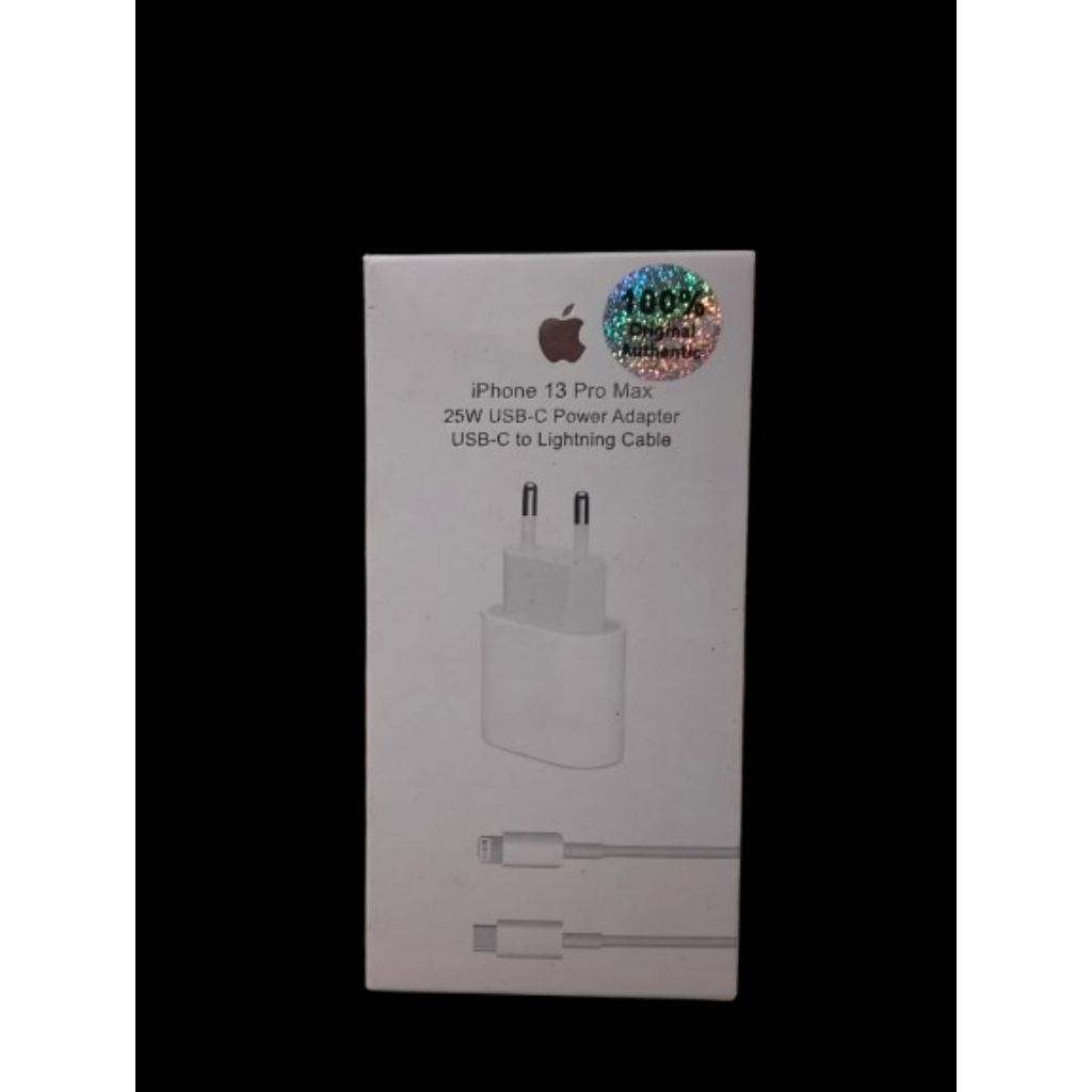 IPHONE 13 PRO MAX 25W. USB-C POWER ADAPTER USB-C TO LIGHTNING CABLE