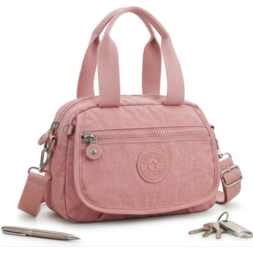 TAS SELEMPANG kp 23156 PREMIUM FREE MONKEY - TAS NYLON WANITA HAN DBAG JINJING TRENDY