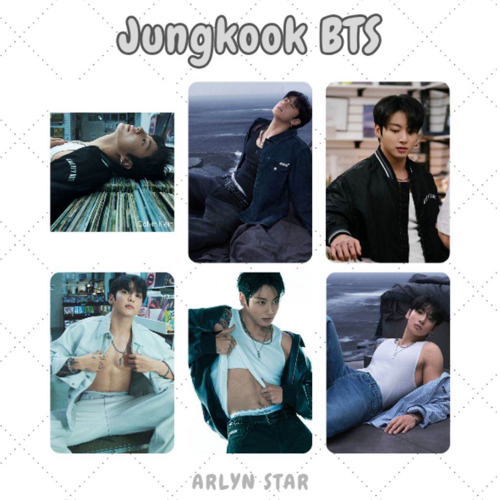 [FREE GIFT] PHOTOCARD UNOFFICIAL || BTS || JEON JUNGKOOK BANGTAN SONYEONDAN TERBARU GOLDEN POLAROID 