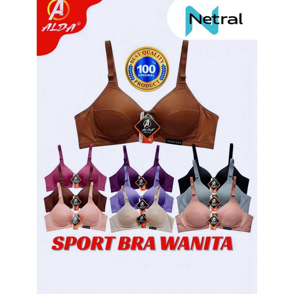 BH Wanita BH/Bra Harian Nyaman Sport Bra Tanpa Kawat Bra Remaja Dewasa