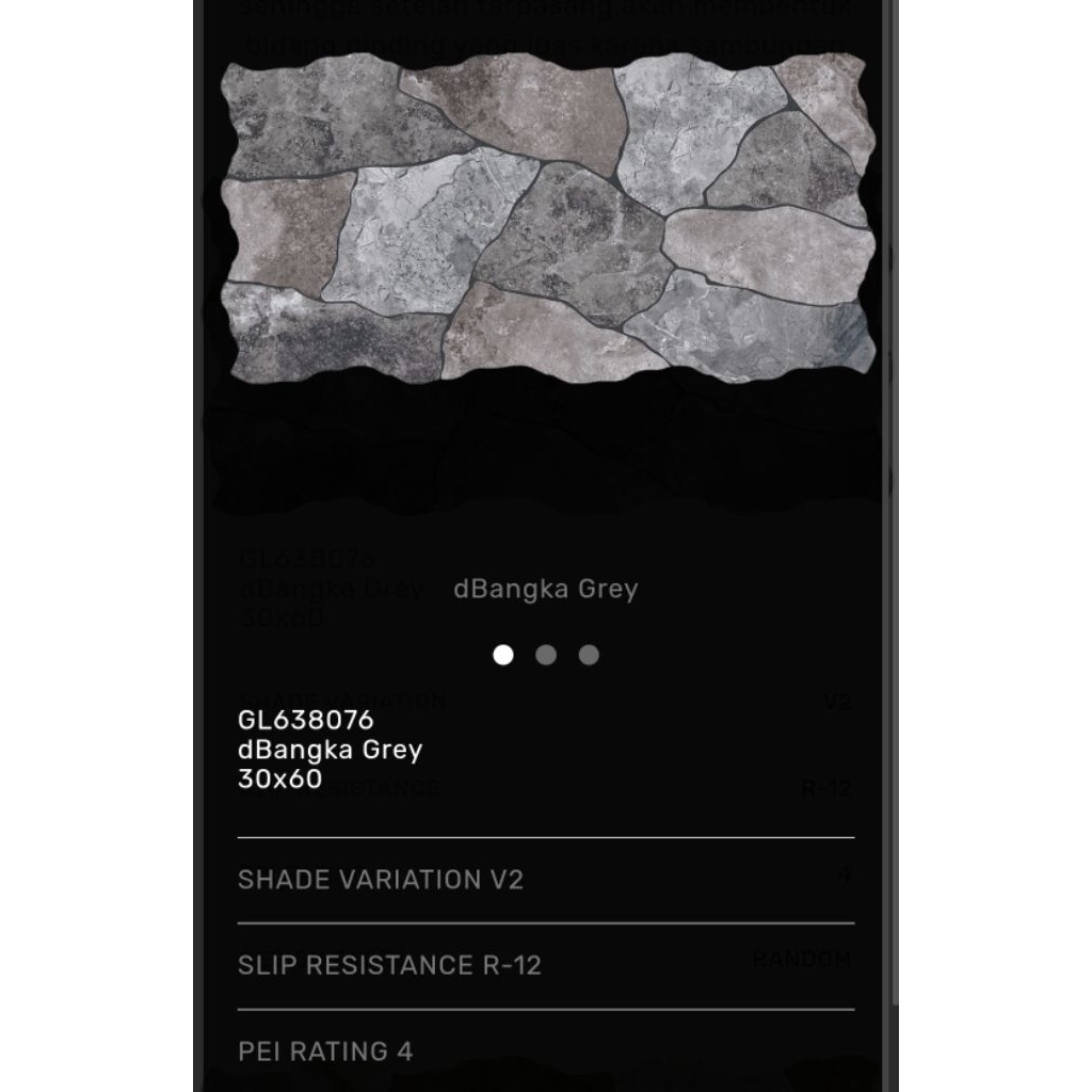 Keramik Batu 60x30 interlock keramik motif batu alam