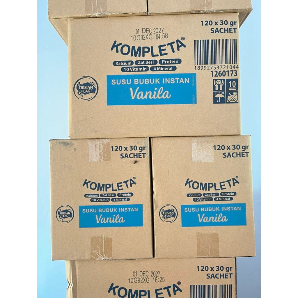 Frisian Flag Kompleta Vanila 1 Karton 120 sachet