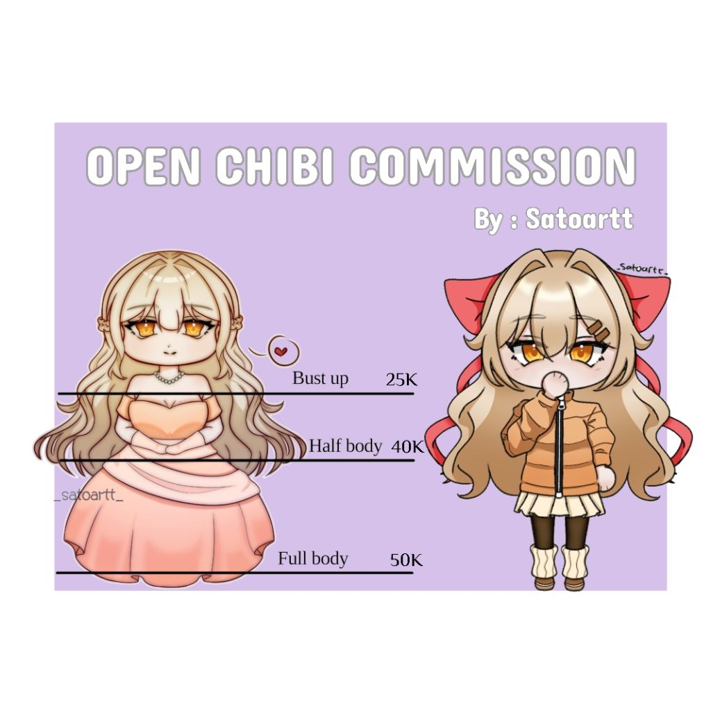 (OPEN) CHIBI COMMISSION