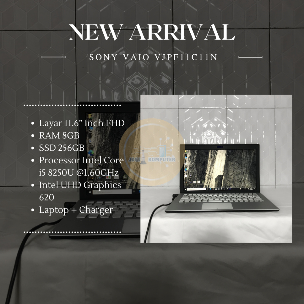 SONY VAIO VJPF11C11N 8/256GB Intel Core i5 Gen 8 | Second | Unit Laptop + Charger