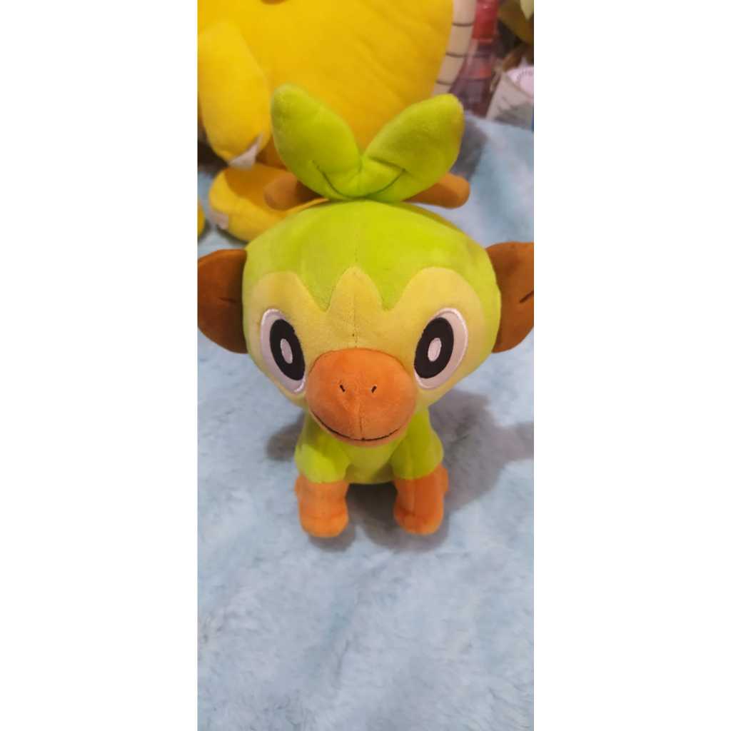 Boneka Pokemon Grookey Rillaboom Evoline
