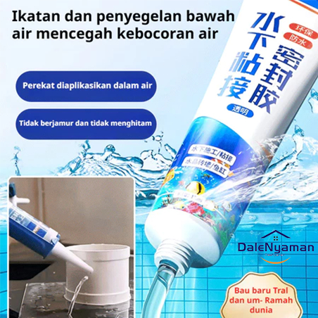 [Anti Bocor]Sealant bawah air/menyumbat kebocoran dan memperbaiki kebocoran tangki ikan/ tahan air L