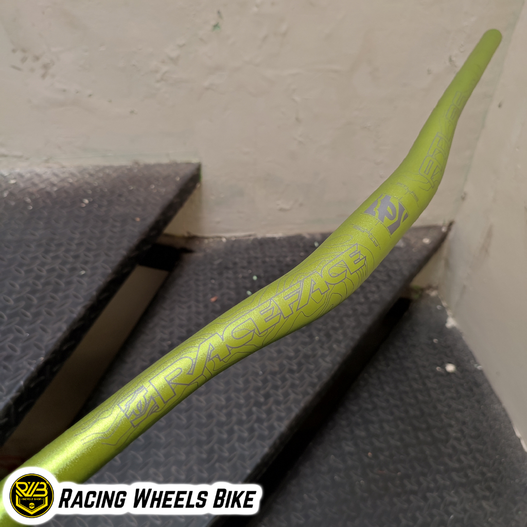 Raceface Handlebar Atlas 35 Alloy Rise 20mm Panjang 800mm Green