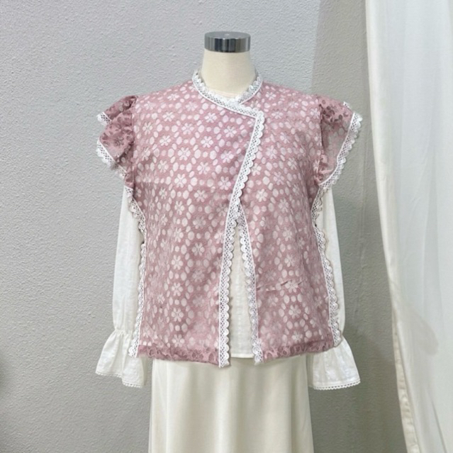 ALLUKA by ycw official outer wanita Rompi brokat hijab | atasan wanita | vest brokat premium | baju 