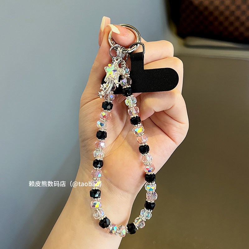 CASECARE Gantungan Kunci Gantungan Hp Aesthetic Korea Style tali Lanyard hp bulu | strap hp | lanyar