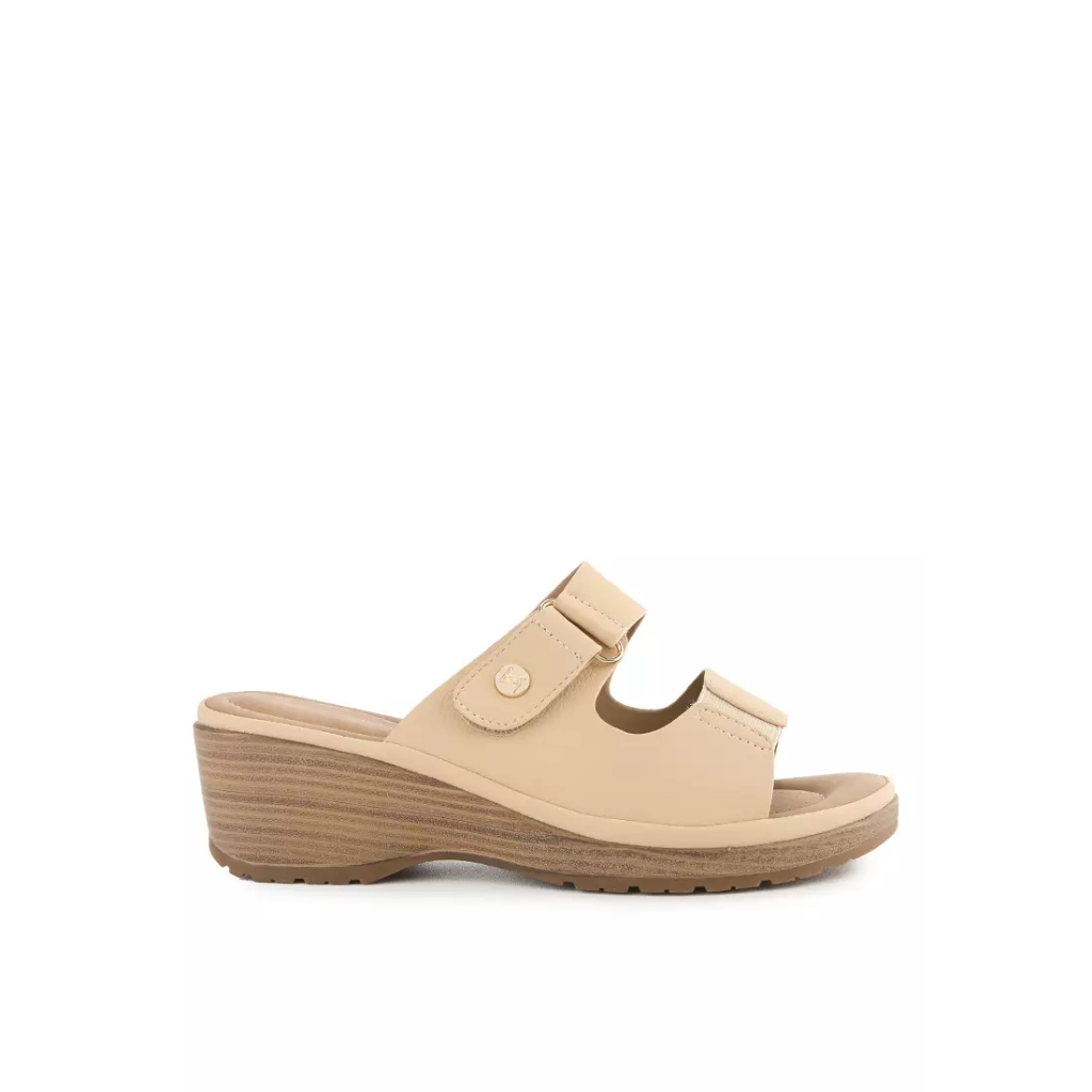 Andre Valentino Wedges Sandal AVL 06221 L.Brown