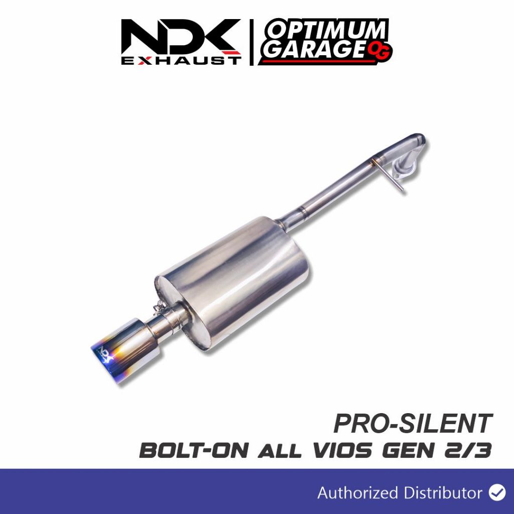 KNALPOT MOBIL NDK EXHAUST MUFFLER PRO  SILENT BOLLTON VIOS