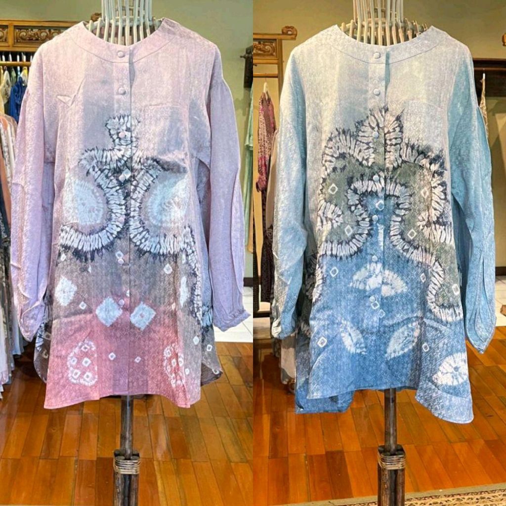 Bina Tunik Viscos by Dian Pelangi LIMITED EDITION Blouse Baju Atasan Blus Outfit Kerja Kantor Pesta 