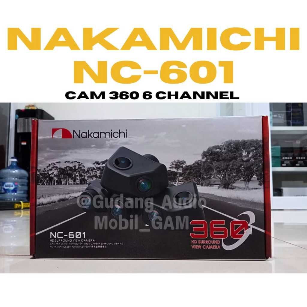 Camera 360 Nakamichi NC-601 / CAMERA 360 6 CHANNEL