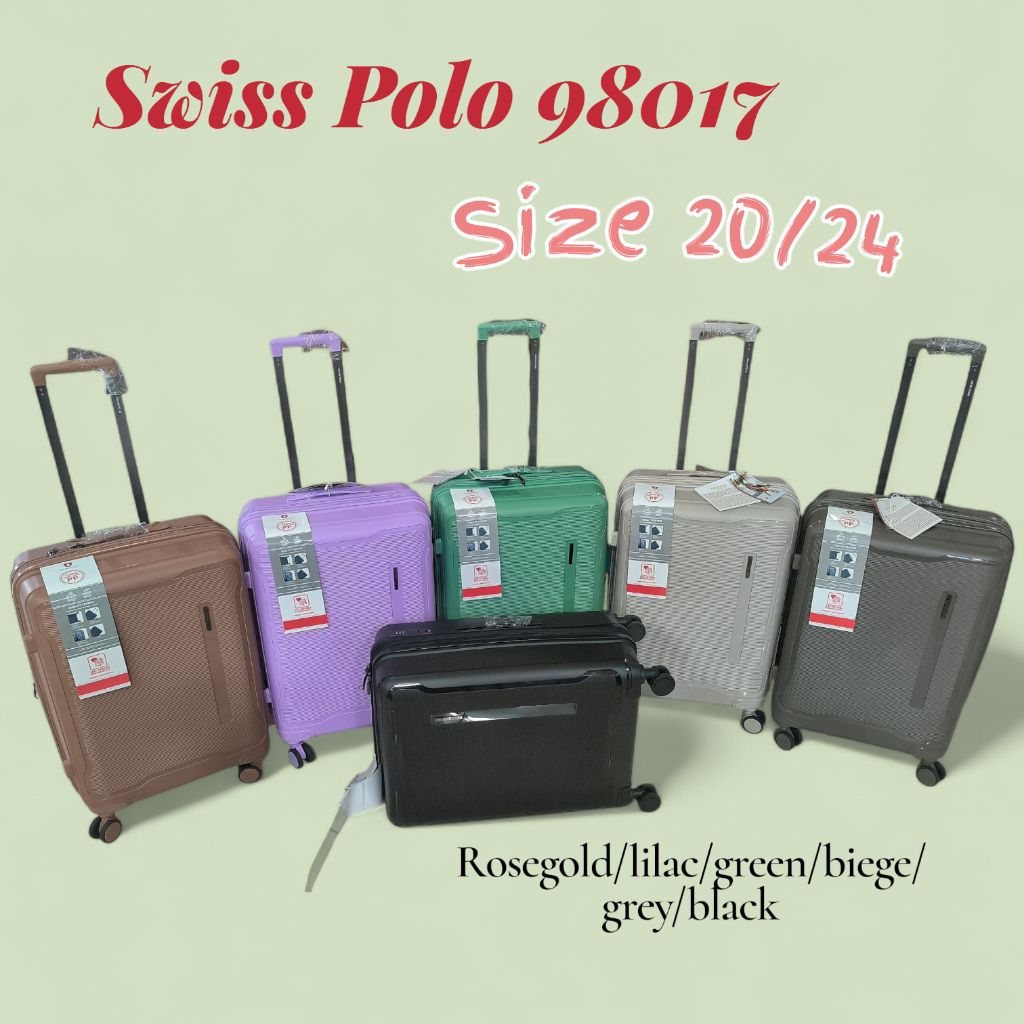 koper swiss polo 043 size 24 inch bagasi