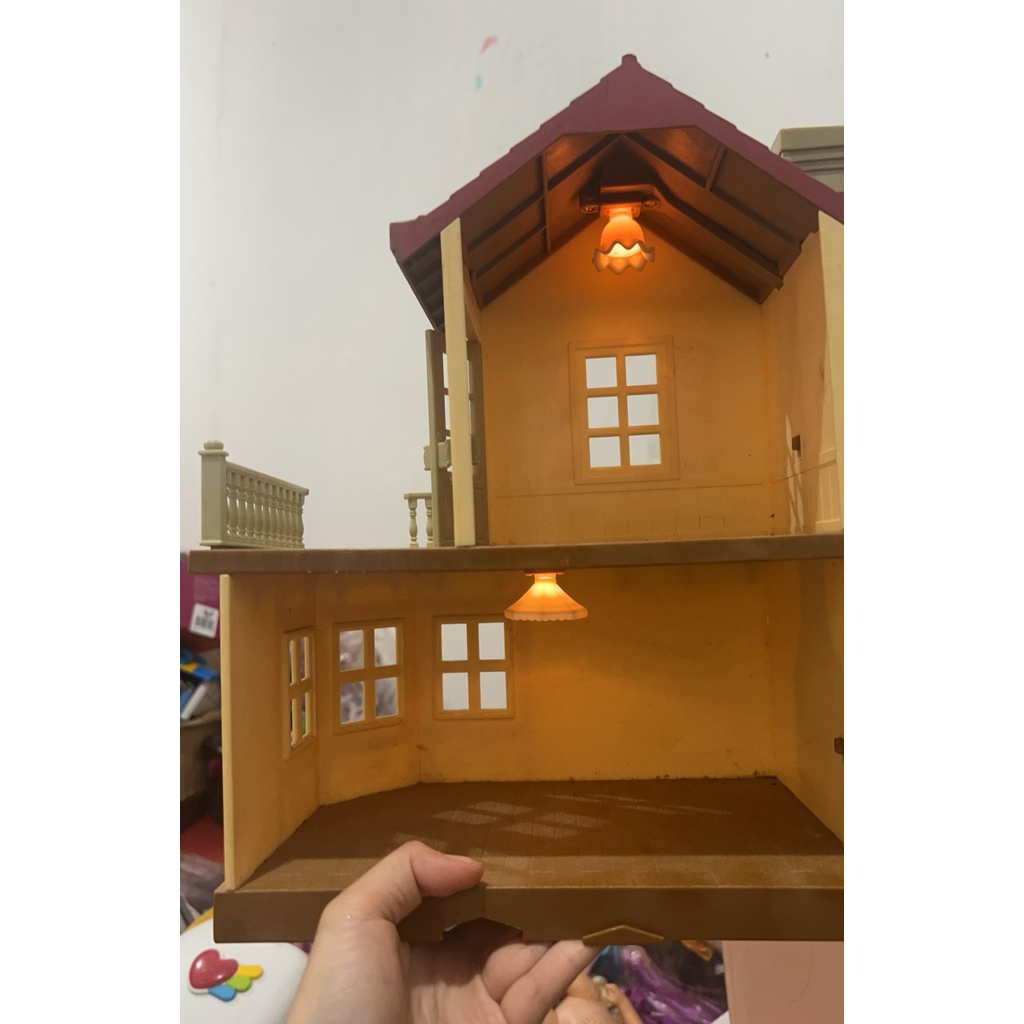Rumah sylvanian lampu sylvanian preloved