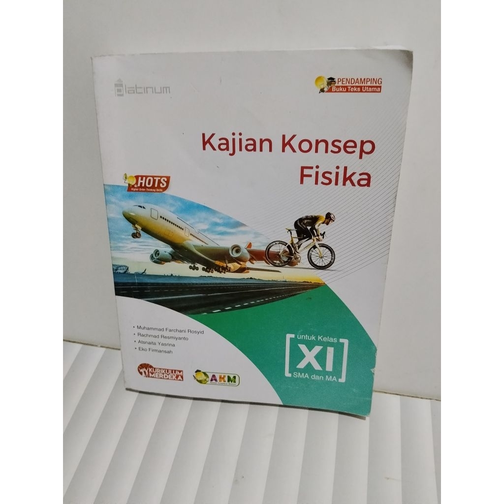 BUKU KAJIAN KONSEP FISIKA SMA KELAS 11 BEKAS
