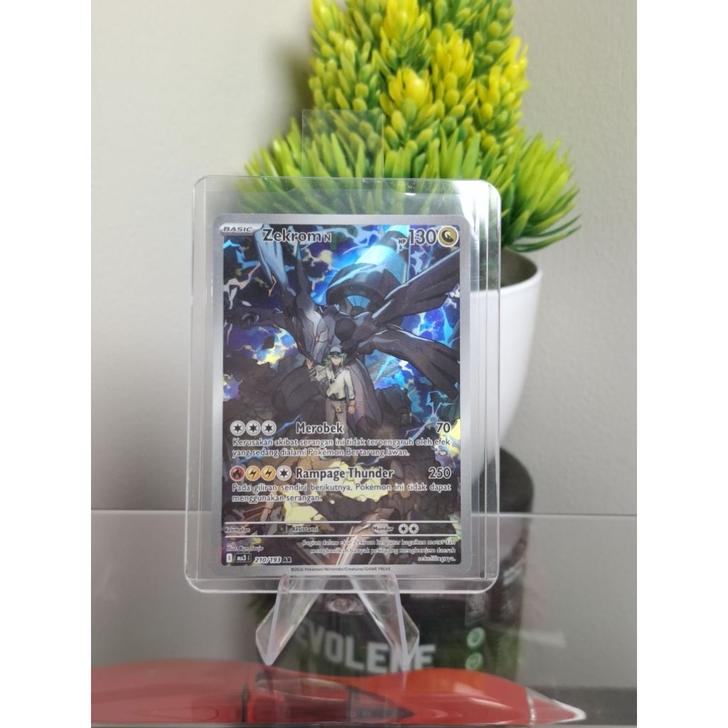 Kartu Pokemon TCG Zekrom N AR Indonesia Original