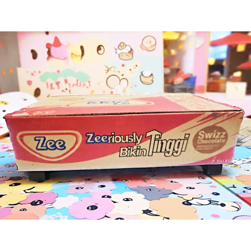[1 karton isi 40×115ml] Zee Susu UHT Cokelat Swiss