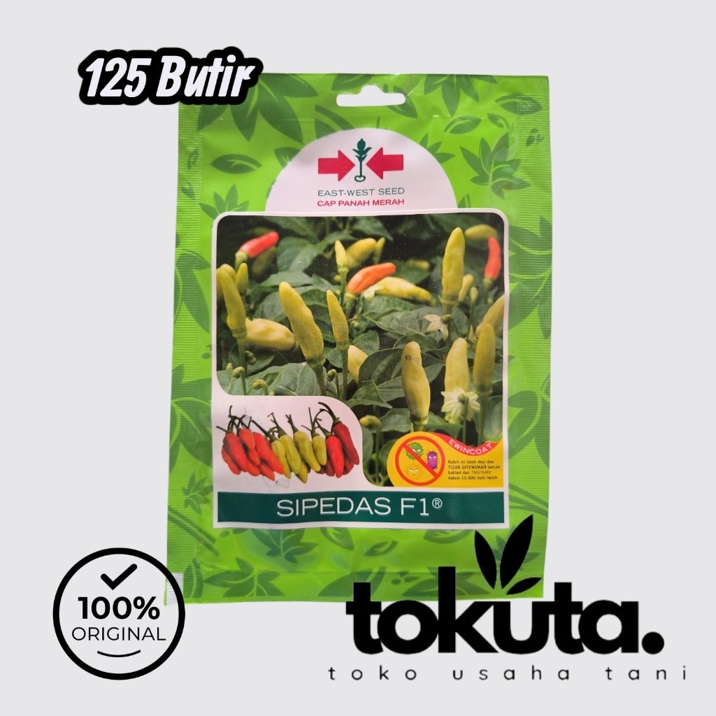 SIPEDAS F1 125 Butir Benih Cabe Rawit Cap Panah Merah