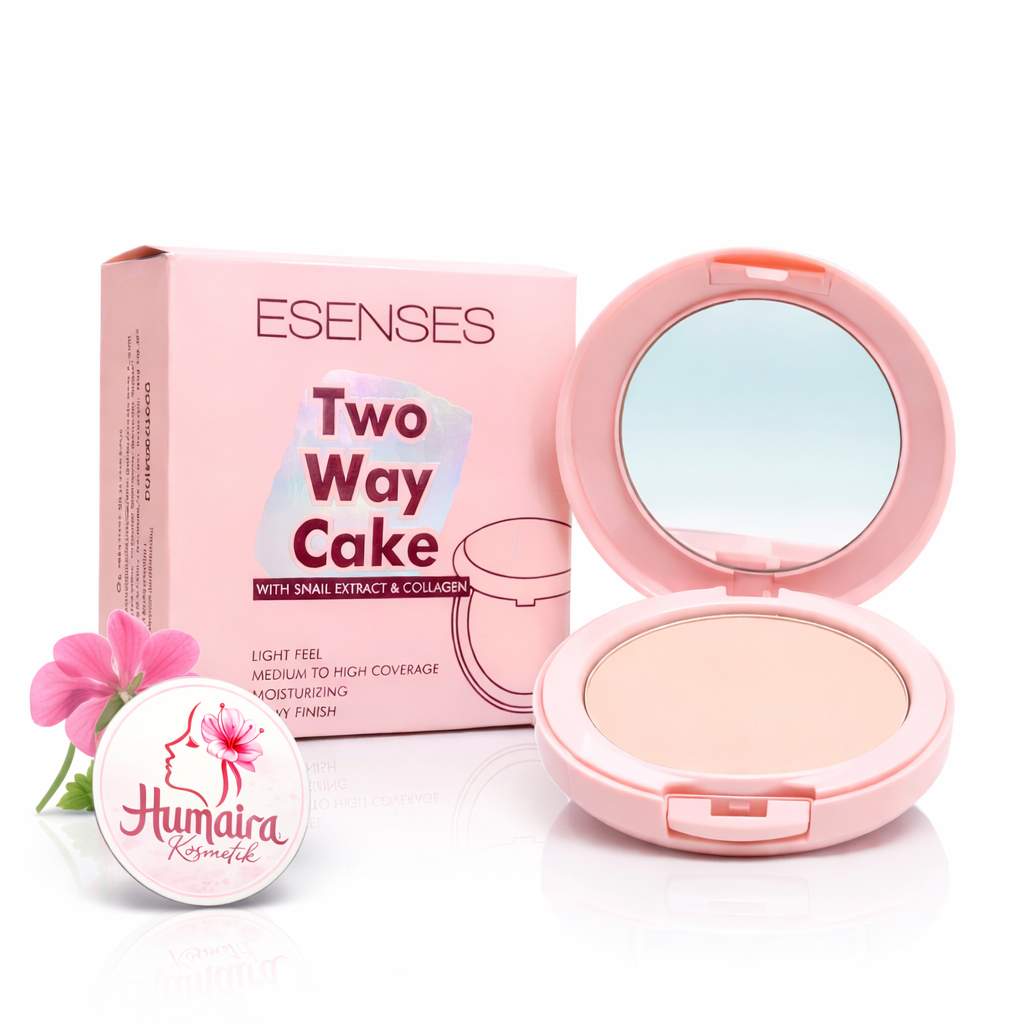 Bedak Padat Esenses Two Way Cake Light Feel