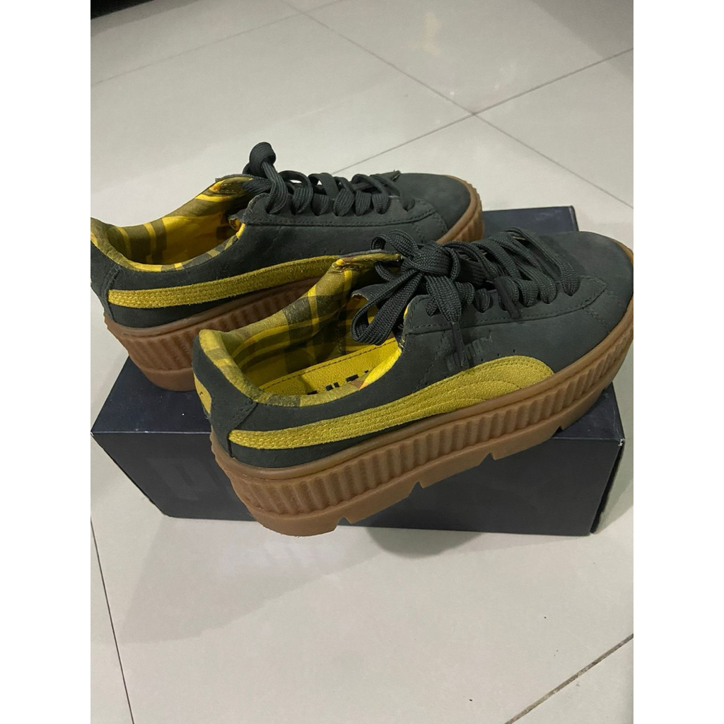 Puma Cleated Creeper Rihanna Fenty Suede Green (Women’s)