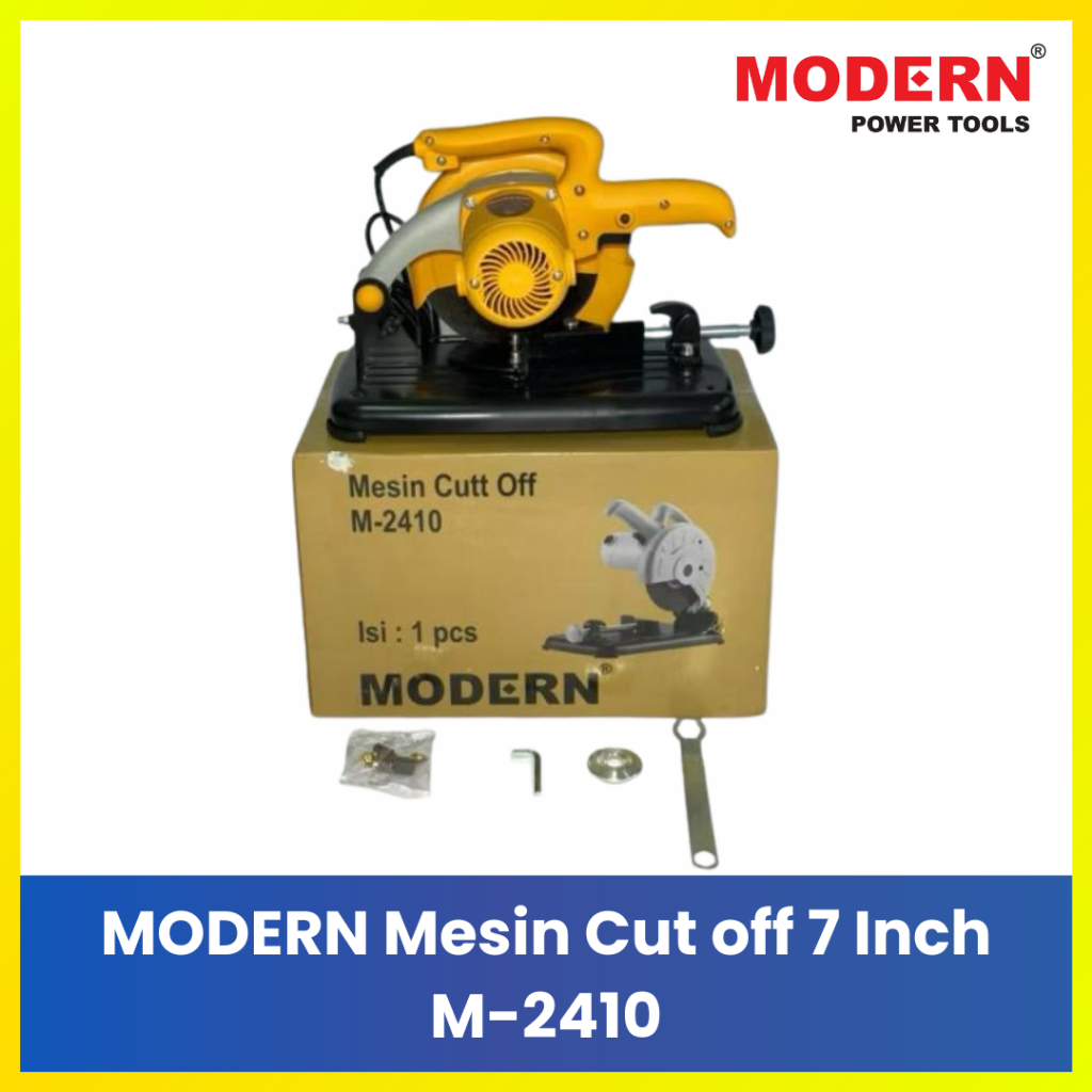 Modern M2410 Alat Potong Besi Cut Off 7" Murah - Mesin Gerinda Potong 7 Inch