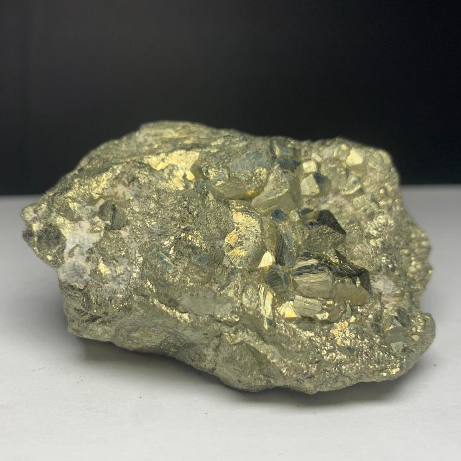 399Gr Natural Pyrite Cube Rough - Bongkahan Pyrite Gems Collection