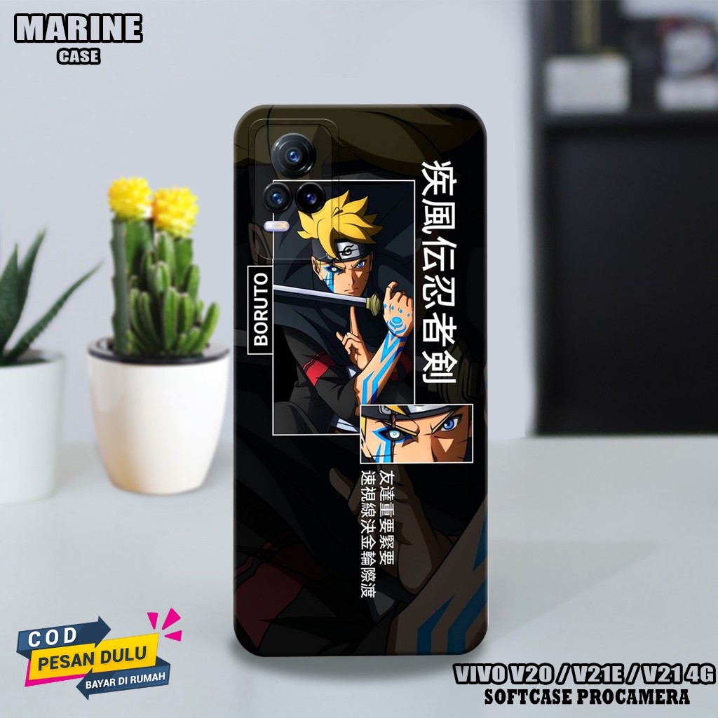 case vivo v21e / v20 / v21 4g ( anime naruto ) vivo v21e / v20 / v21 4g - casing hp  - case hp - cas