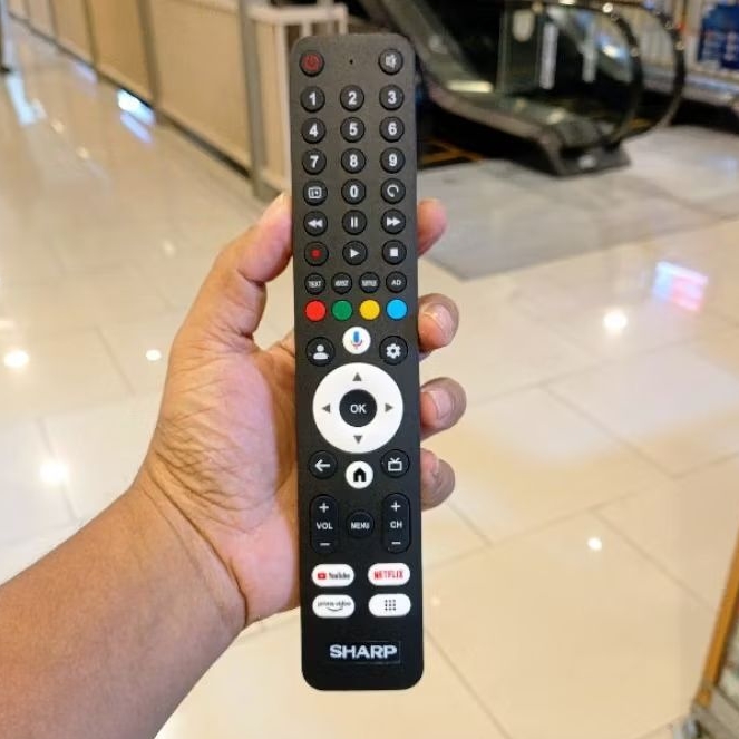 Remot Remote TV Sharp Smart Android 4K 4T Series ( Baru )