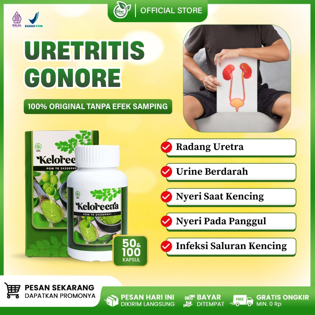 Obat Uretritis Gonore, Infeksi Saluran Uretra, Nyeri Kencing, Urine Berdarah, Radang Uretra, Nyeri P