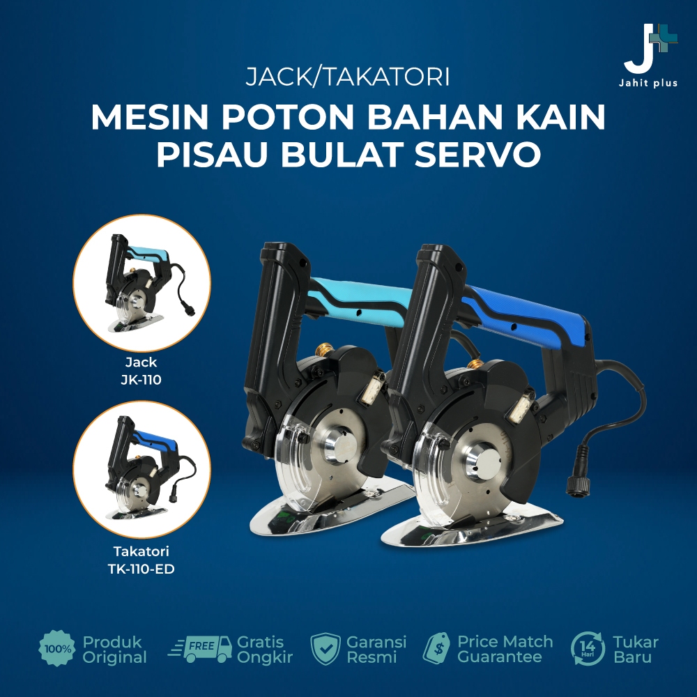 Mesin Potong Bahan Kain Pisau Bulat Servo JACK JK-110 / Takatori TK-110-ED
