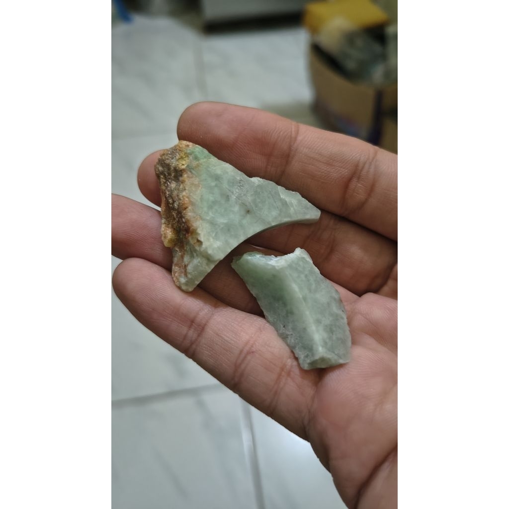 Bahan Giok Burma Jadeite Jade Type A
