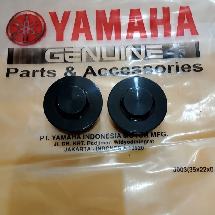 BAUT TUTUP SHOCKBREKER UPSIDE DOWN R/L BLACK YAMAHA NEW R15/R25/MT15/MT25 ORIGINAL