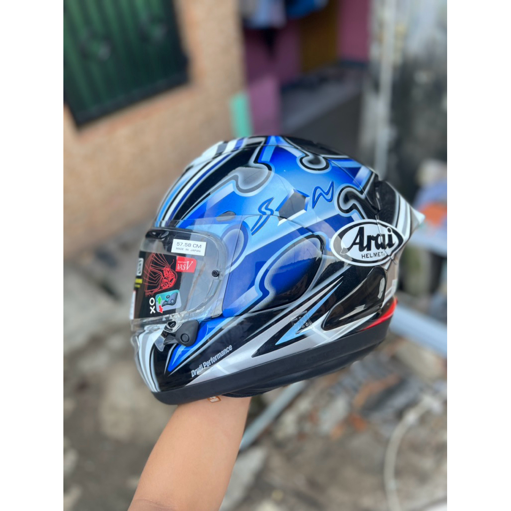Arai Rx7x Nakano Shuriken Silver