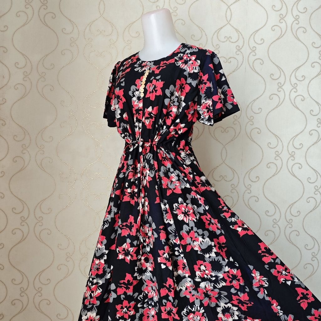 Daster LUCYANA - Model Serut Pinggang